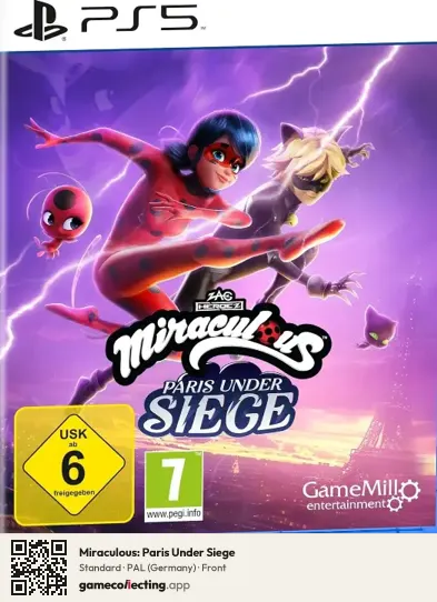 Miraculous: Paris Under Siege PlayStation 5, Germany box front