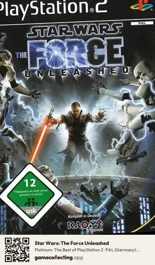 Star Wars: The Force Unleashed PlayStation 2, Germany box front