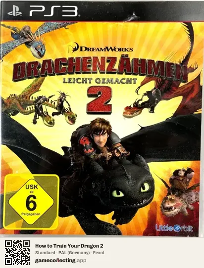 How to Train Your Dragon 2 PlayStation 3, Germany box front