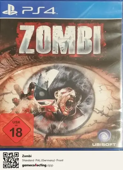 Zombi PlayStation 4, Germany box front