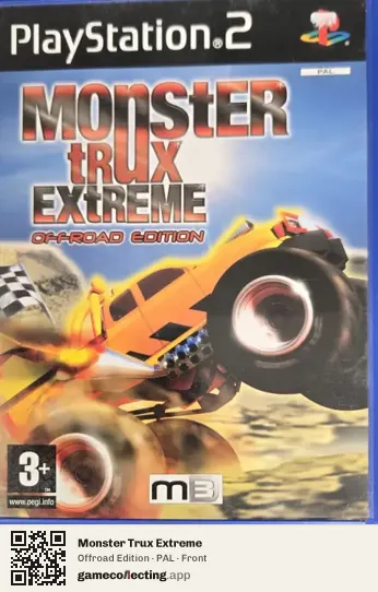 Monster Trux Extreme PlayStation 2, PAL box front