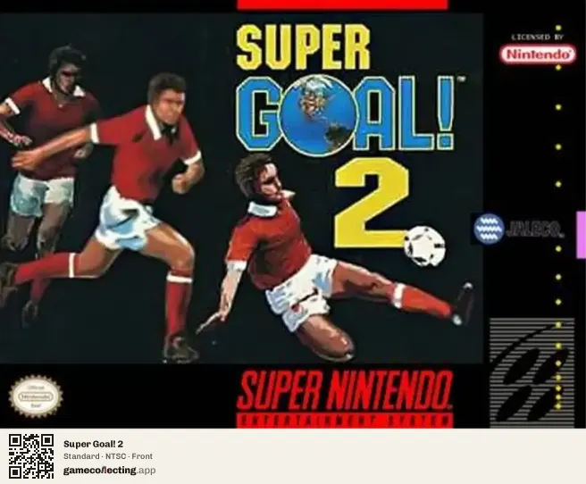 Super Goal! 2 Super Nintendo Entertainment System, NTSC box front