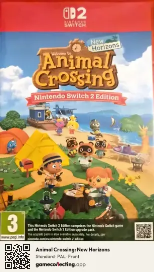 Animal Crossing: New Horizons Nintendo Switch 2, PAL box front