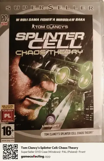 Tom Clancy's Splinter Cell: Chaos Theory Computer, Poland box front