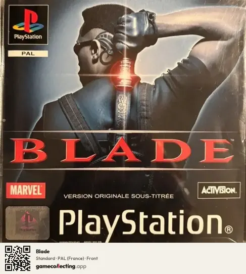 Blade PlayStation, France box front