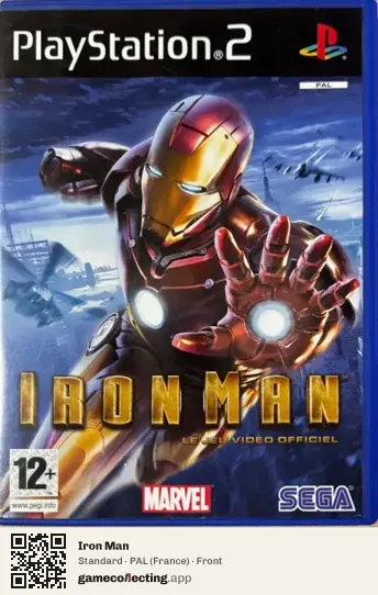 Iron Man PlayStation 2, France box front
