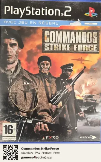 Commandos Strike Force PlayStation 2, France box front