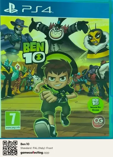Ben 10 PlayStation 4, Italy box front