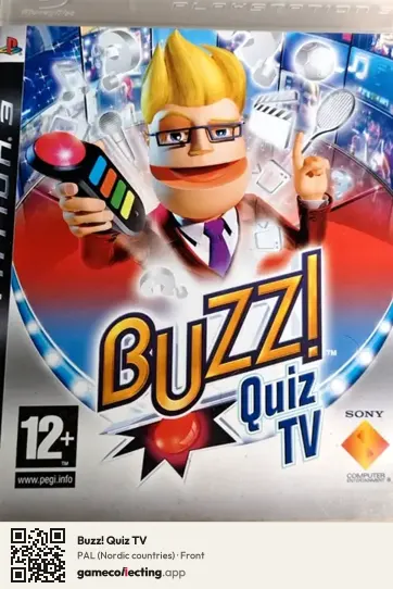 Buzz! Quiz TV PlayStation 3, Nordic countries box front