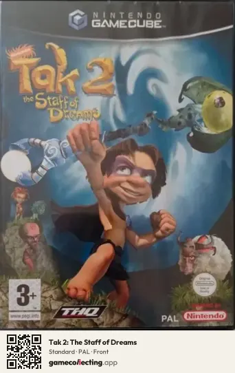 Tak 2: The Staff of Dreams Nintendo GameCube, PAL box front
