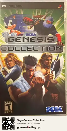 Sega Genesis Collection PlayStation Portable, NTSC box front