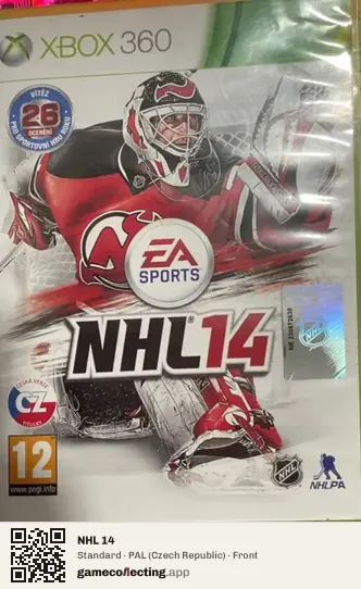 NHL 14 Xbox 360, Czech Republic box front