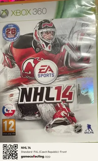 NHL 14 Xbox 360, Czech Republic box front