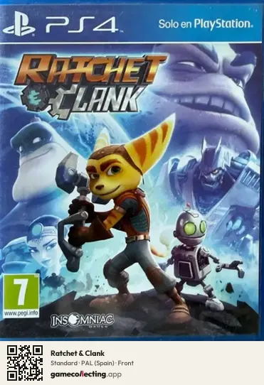 Ratchet & Clank PlayStation 4, Spain box front