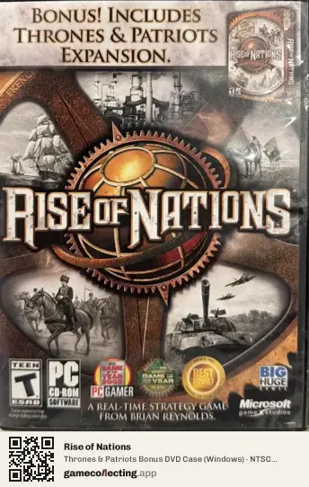 Rise of Nations Computer, NTSC box front