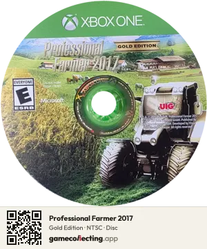 Professional Farmer 2017 Xbox One, NTSC disc