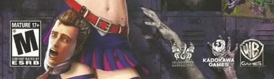 Lollipop Chainsaw, the ESRB box on its front