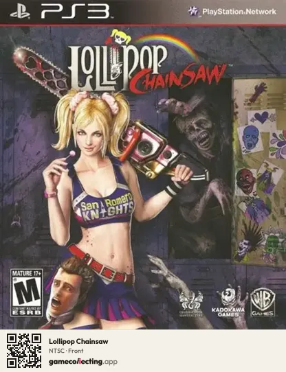 Lollipop Chainsaw PlayStation 3, NTSC box front