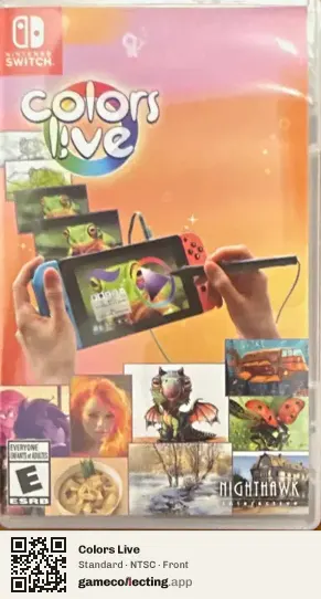 Colors Live Nintendo Switch, NTSC box front