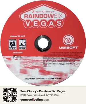 Tom Clancy's Rainbow Six: Vegas Computer, NTSC disc