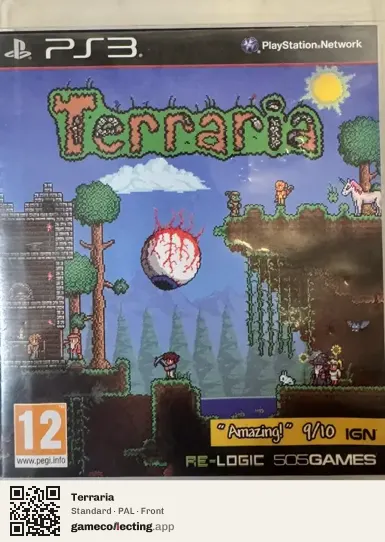 Terraria PlayStation 3, PAL box front