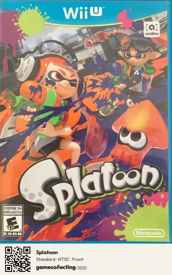 Splatoon Nintendo Wii U, NTSC box front