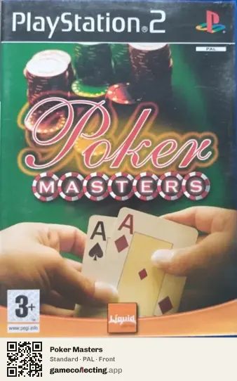 Poker Masters PlayStation 2, PAL box front