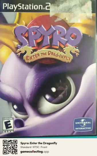 Spyro: Enter the Dragonfly PlayStation 2, NTSC box front