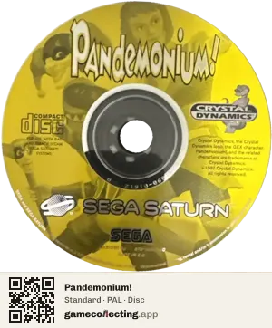 Pandemonium! Sega Saturn, PAL disc