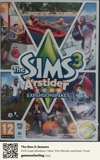 The Sims 3: Seasons Computer, Nordic countries box front