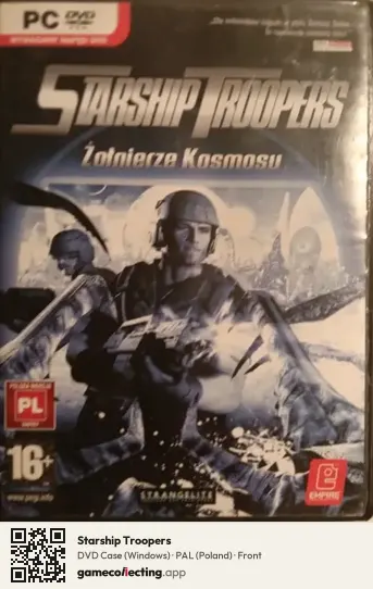 Starship Troopers Computer, Poland box front