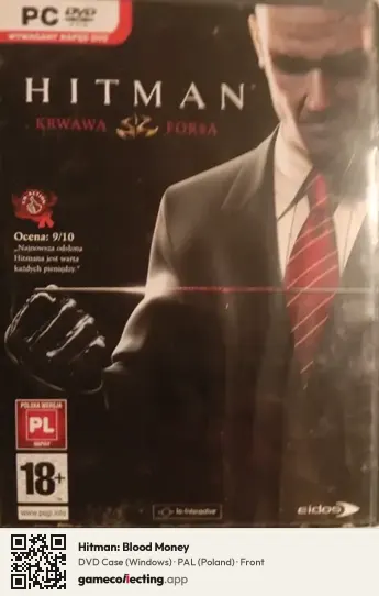 Hitman: Blood Money Computer, Poland box front