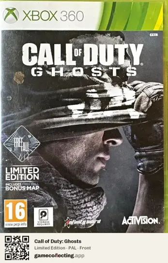 Call of Duty: Ghosts Xbox 360, PAL box front