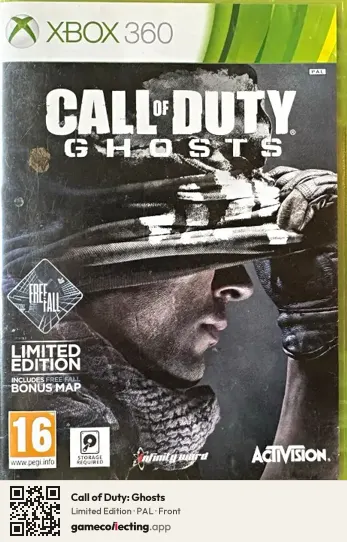 Call of Duty: Ghosts Xbox 360, PAL box front
