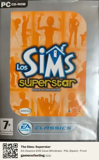 The Sims: Superstar Computer, Spain box front