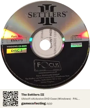 The Settlers III Computer, PAL disc
