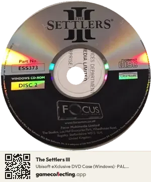 The Settlers III Computer, PAL disc