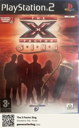 The X Factor Sing PlayStation 2, PAL box front