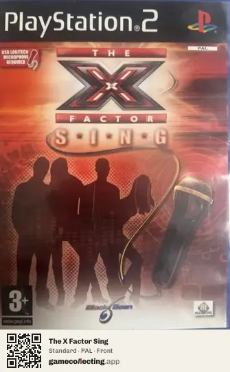 The X Factor Sing PlayStation 2, PAL box front