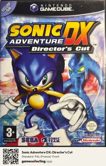 Sonic Adventure DX: Director's Cut Nintendo GameCube, France box front