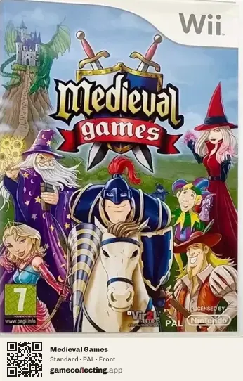 Medieval Games Nintendo Wii, PAL box front