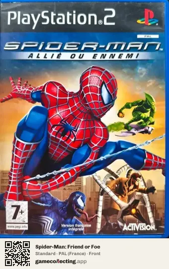 Spider-Man: Friend or Foe PlayStation 2, France box front