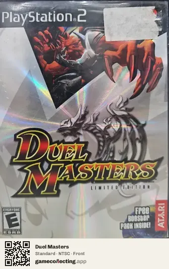 Duel Masters PlayStation 2, NTSC box front