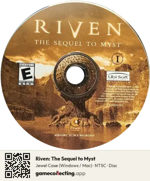 Riven: The Sequel to Myst Computer, NTSC disc