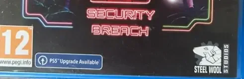 Five Nights at Freddy's: Security Breach, the USK square on its front