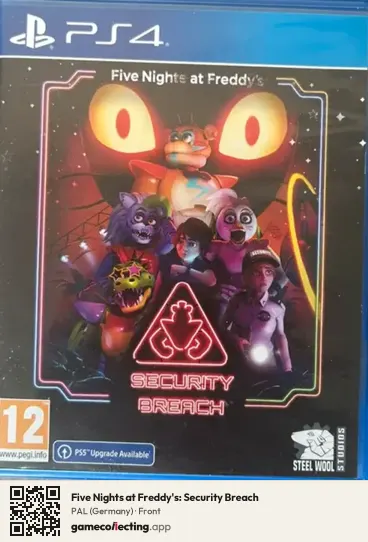 Five Nights at Freddy's: Security Breach PlayStation 4, Germany box front