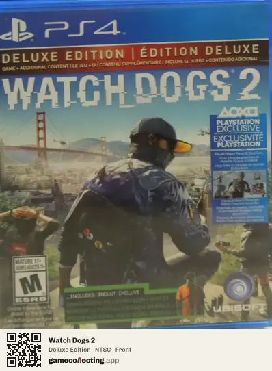 Watch Dogs 2 PlayStation 4, NTSC box front