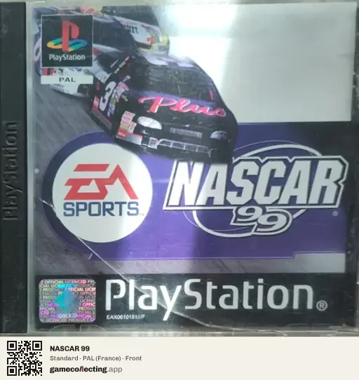 NASCAR 99 PlayStation, France box front