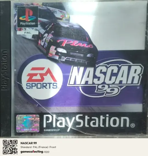 NASCAR 99 PlayStation, France box front