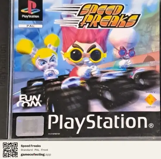 Speed Freaks PlayStation, PAL box front
